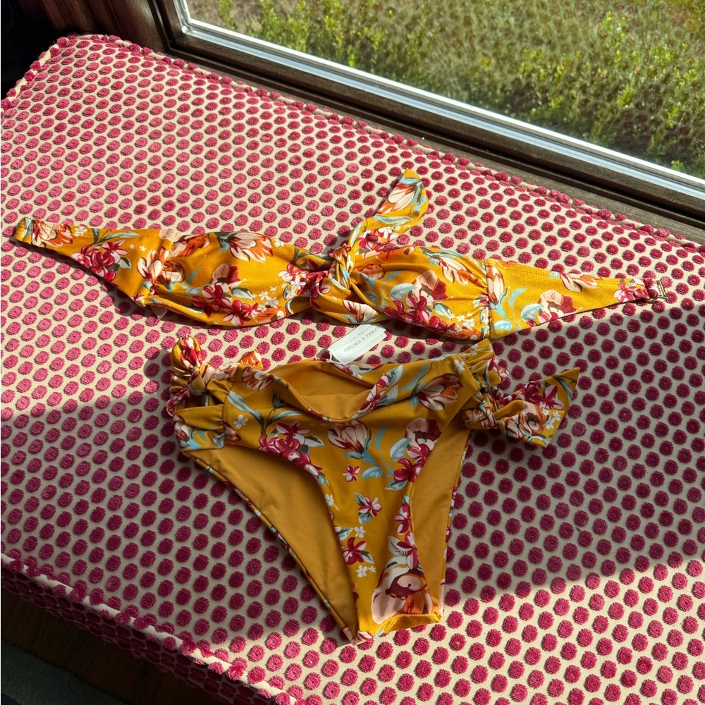 Chelsea & Violet Yellow Bikini Set